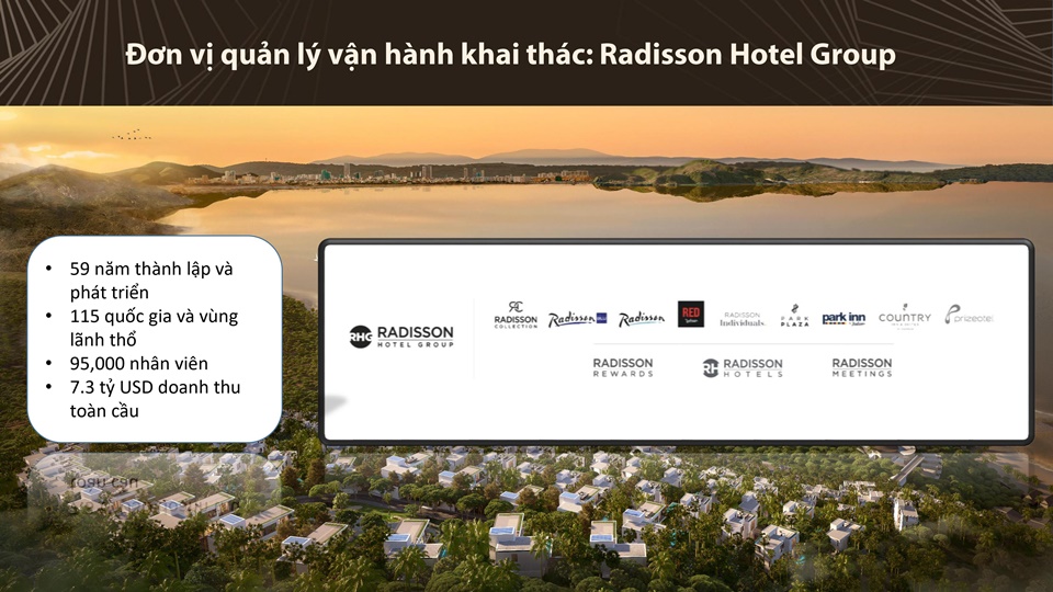 Đơn vị vận hành khai thác: Radisson Hotel Group