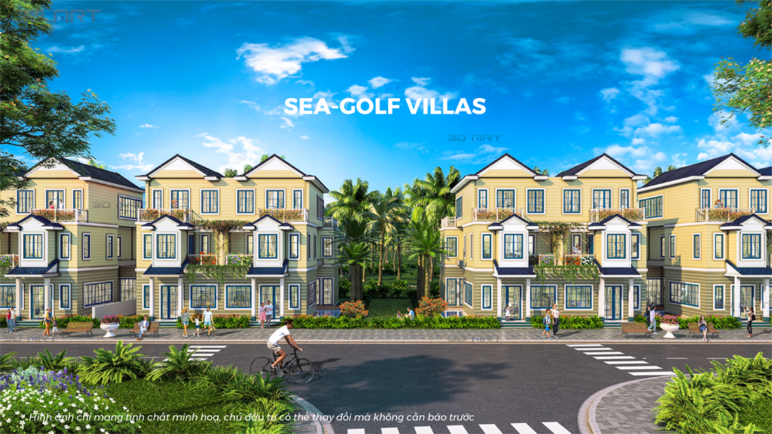Thiết kế Sea-Golf Villas dự án Homeliday Eo Gió