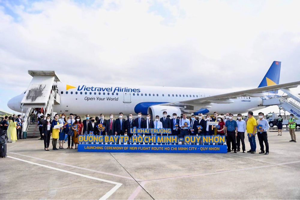 Vietravel Airlines khai trương đường bay TP Hồ Chí Minh đến Quy Nhơn
