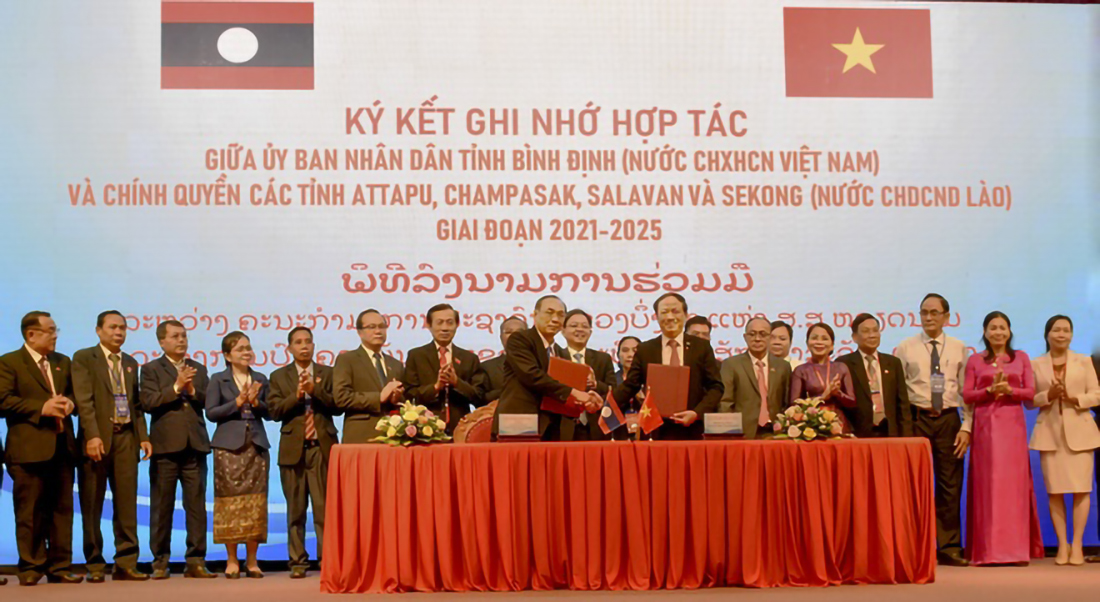 Bình Định hợp tác với 4 tỉnh Nam Lào phát triển thương mại - du lịch